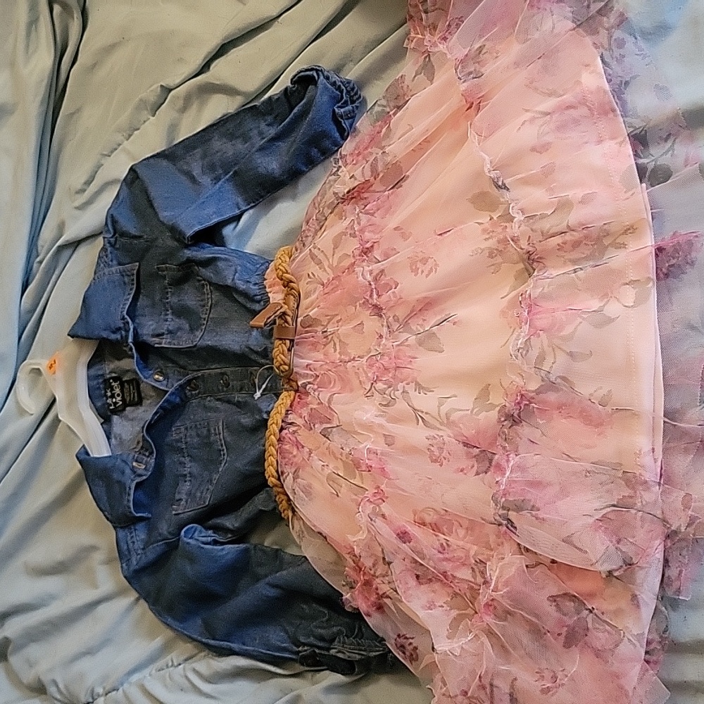Pink and Violt girls dress